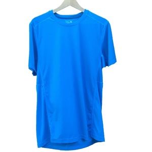 Mountain Hardwear T-Shirt Lightweght Performance Blue Short Sleeve Mens M Medium